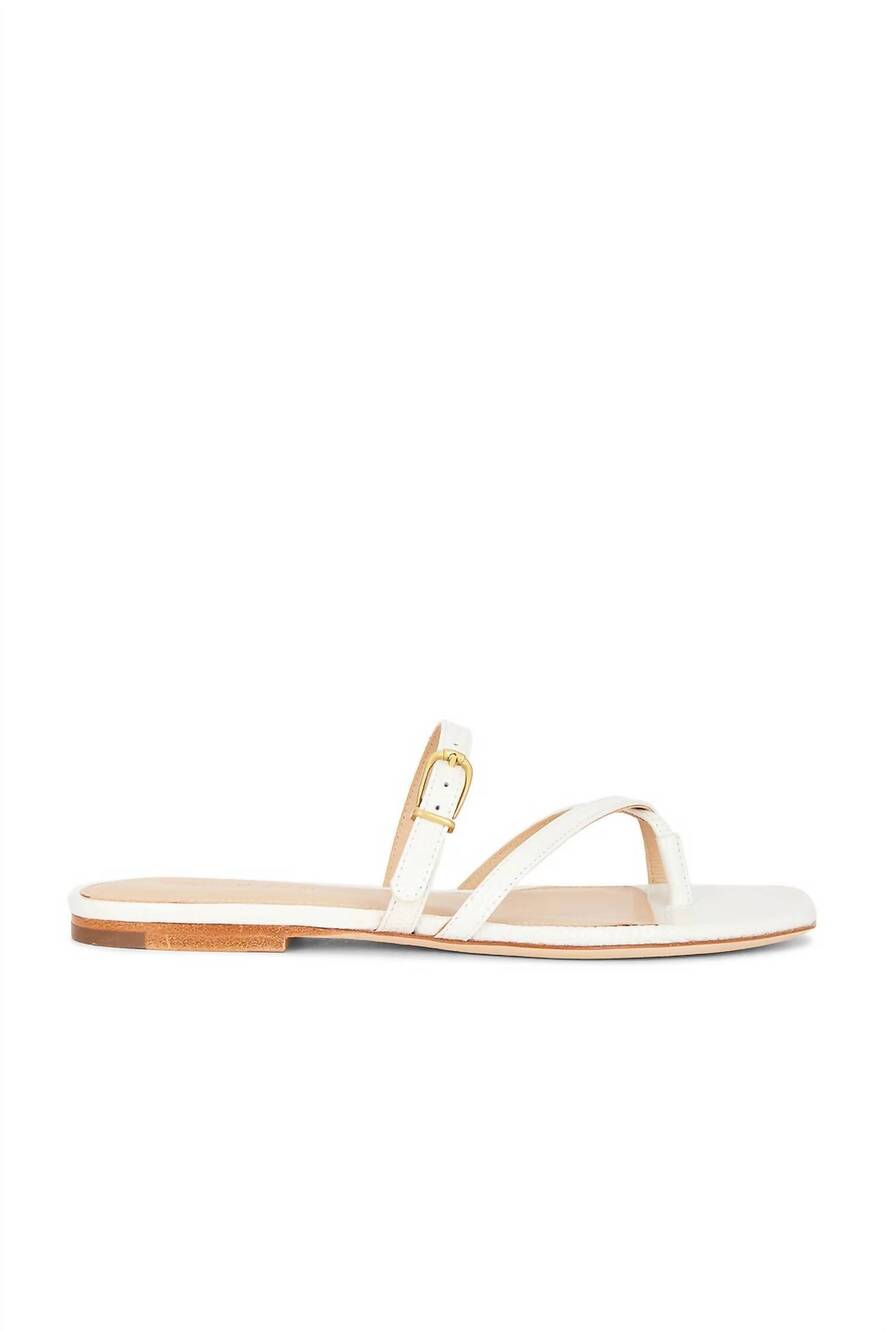 NEW VERONICA BEARD women's marthe sandal in parchment